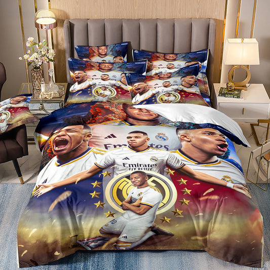 Couette + taies Football Kylian Mbappé